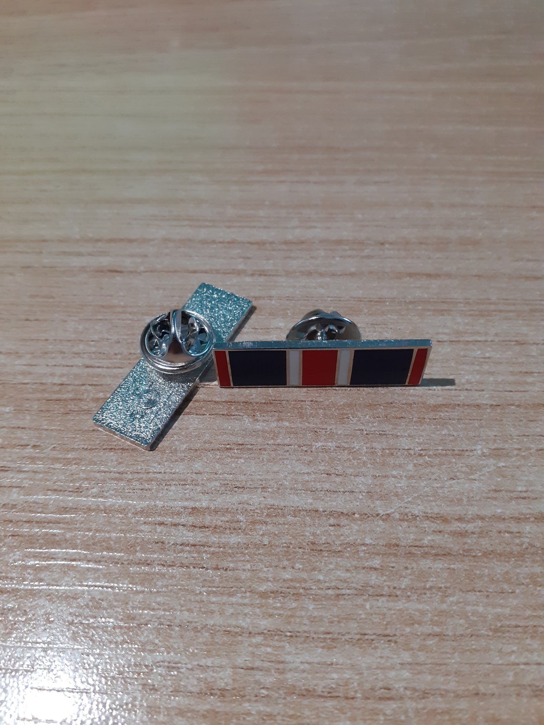 Pin Badge - King's Coronation Medal Ribbon