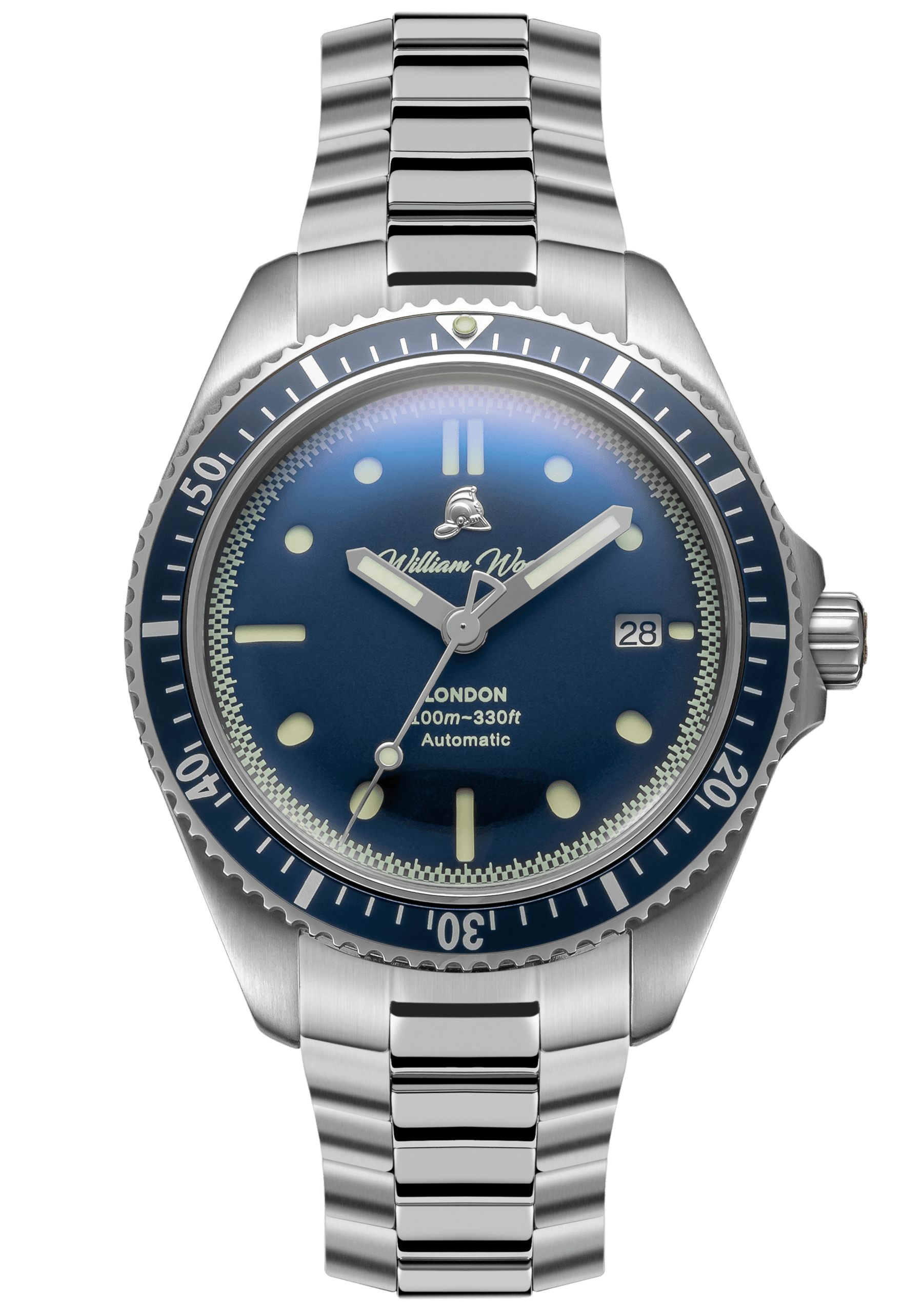 The Valiant Blue Watch - Japanese Movement