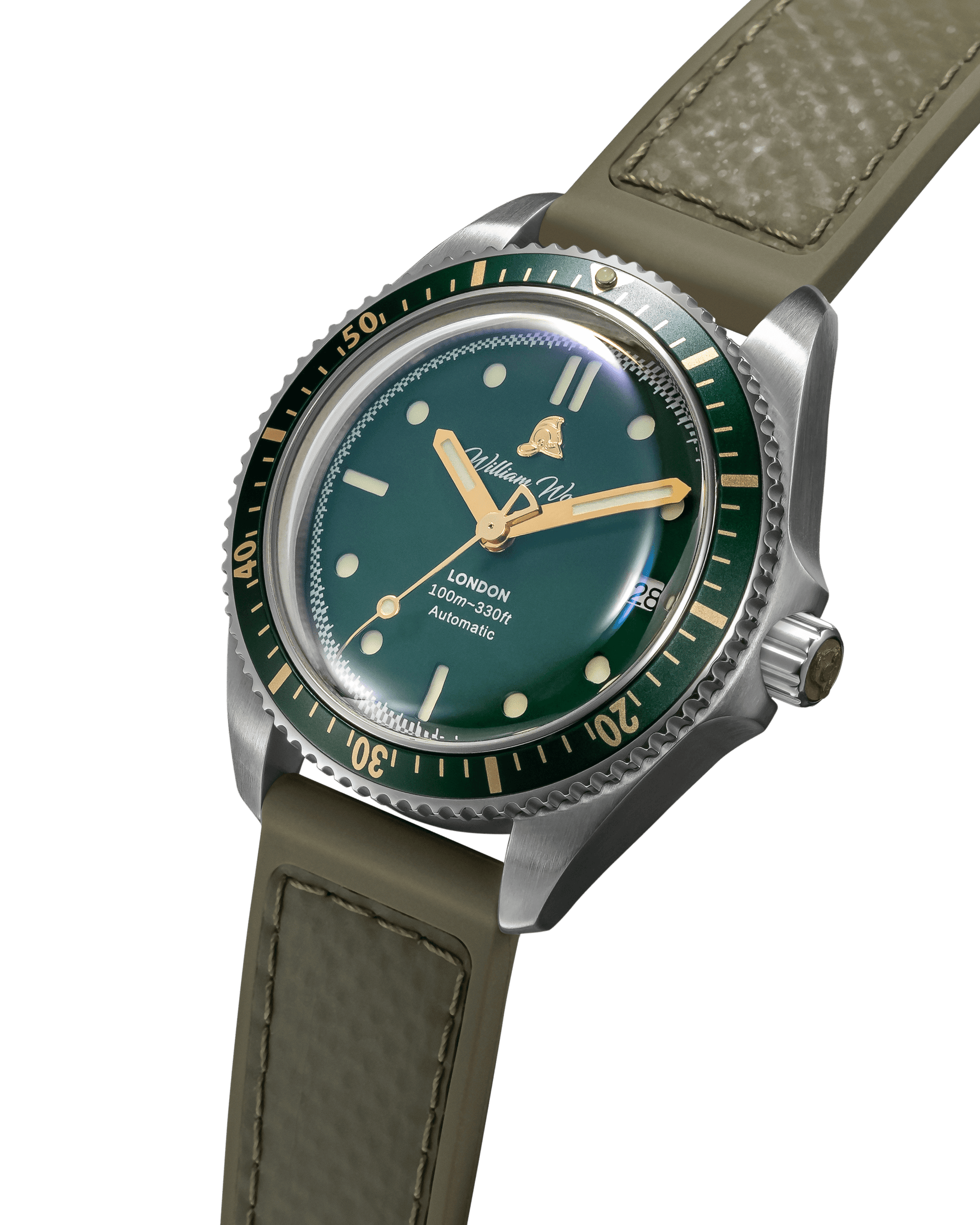 The Valiant Green Watch - Japanese Movement