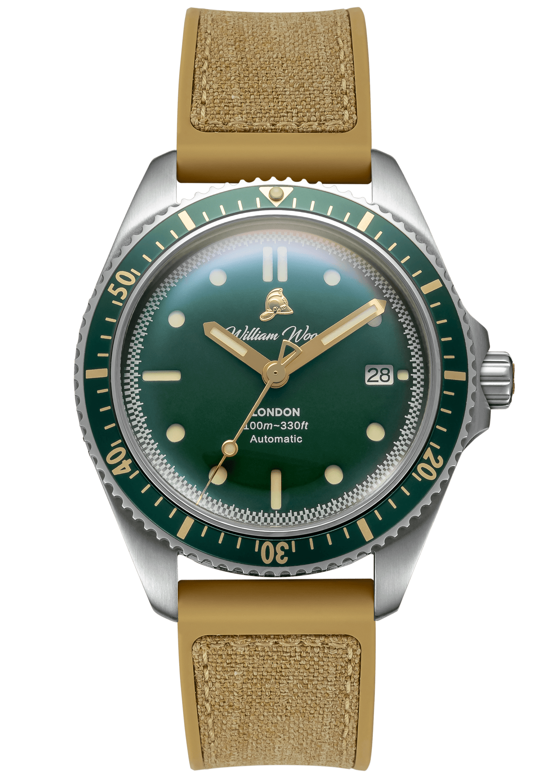 The Valiant Green Watch - Japanese Movement