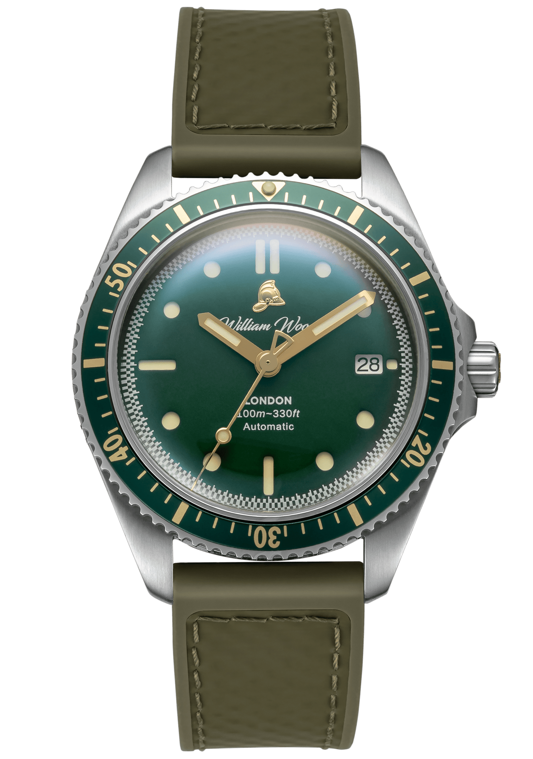 The Valiant Green Watch - Japanese Movement