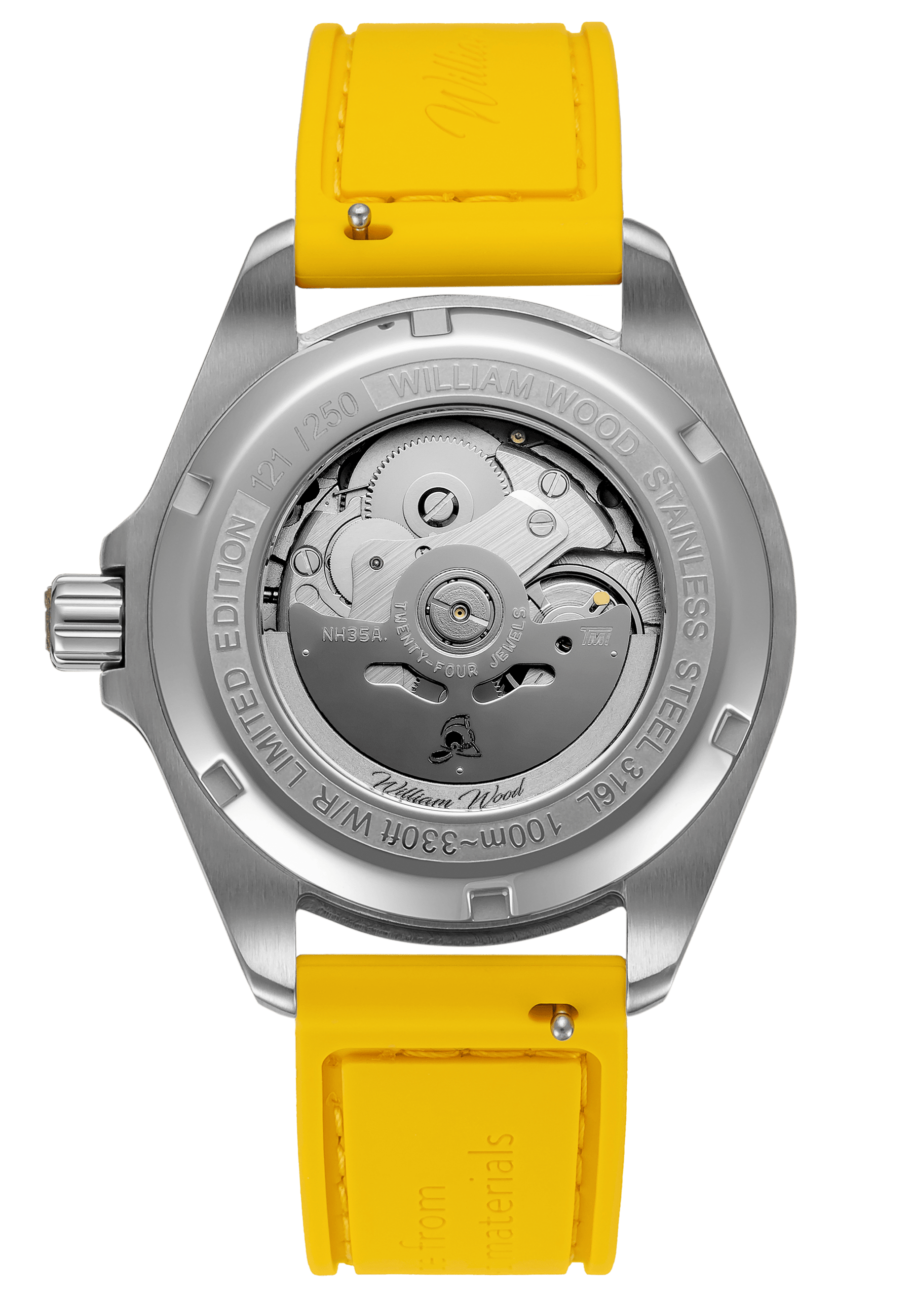 The Valiant White Watch - Japanese Movement