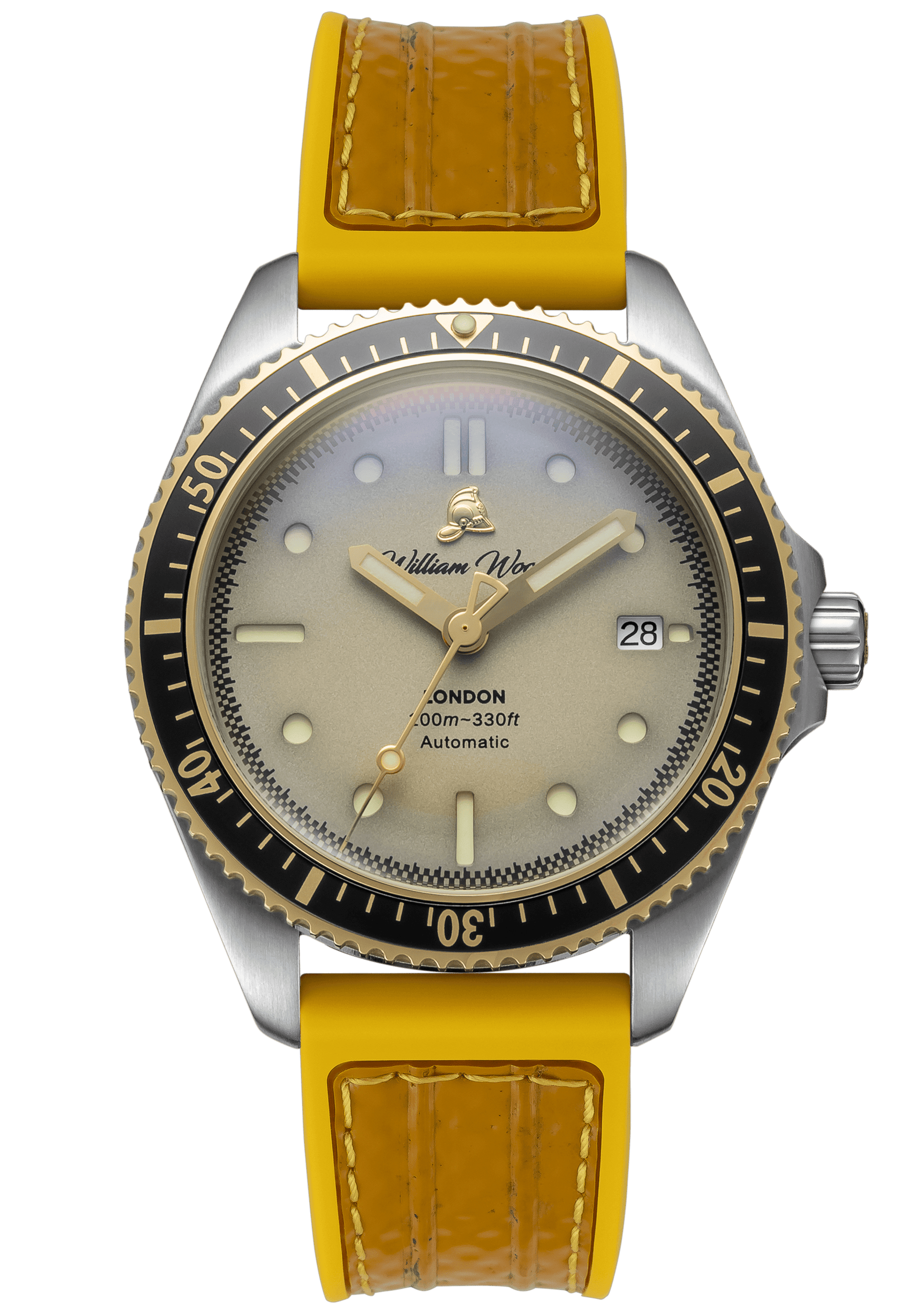 The Valiant White Watch - Japanese Movement