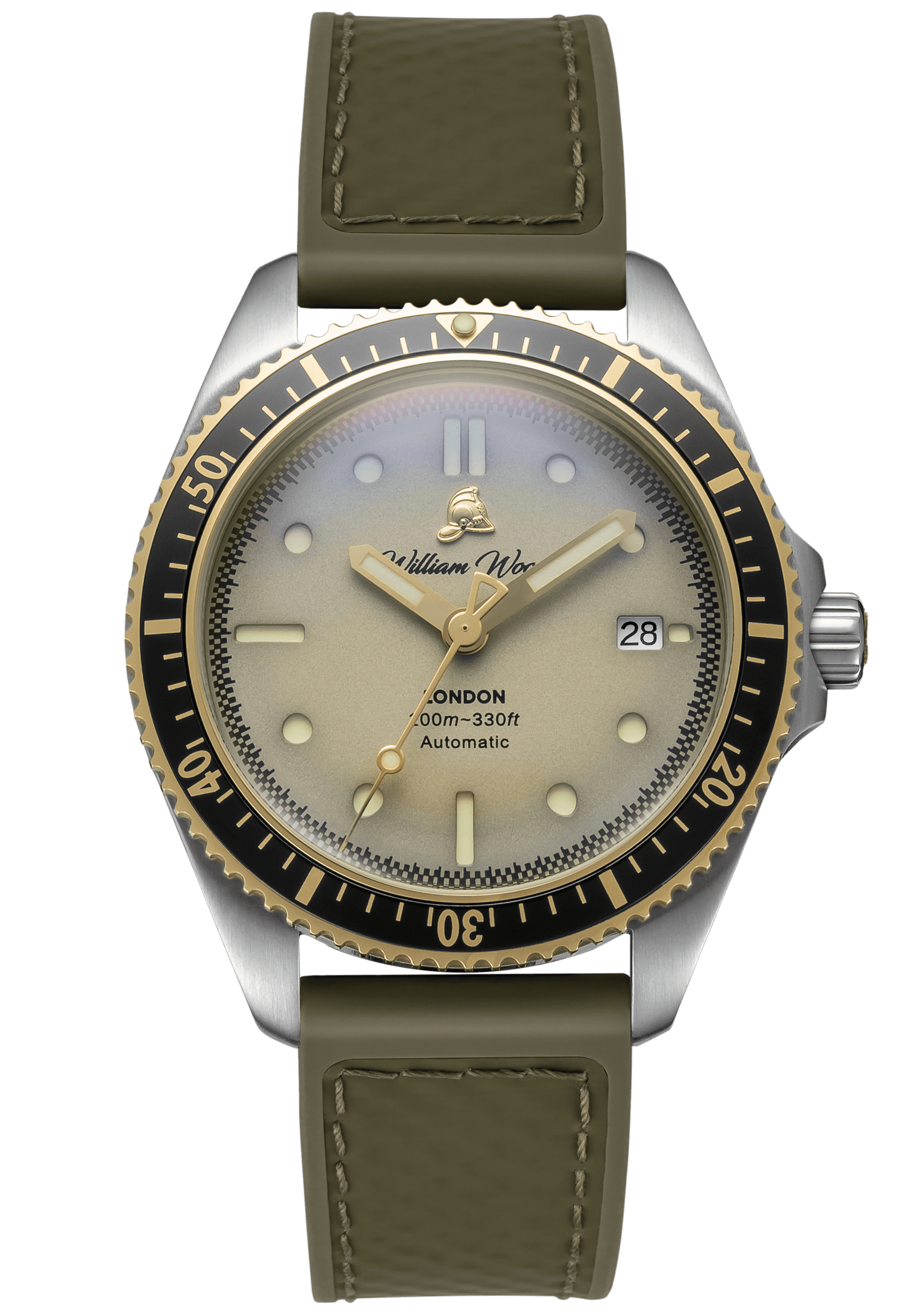 The Valiant White Watch - Japanese Movement