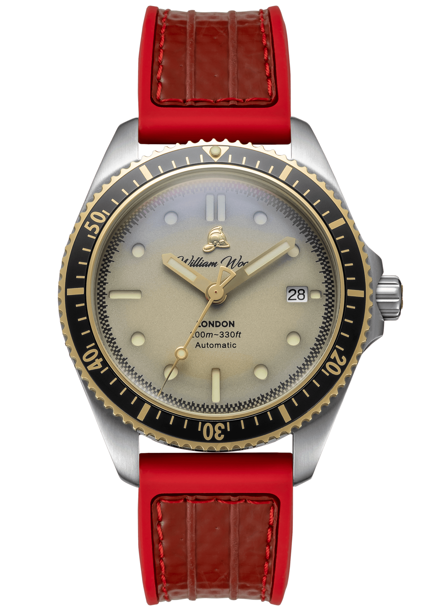 The Valiant White Watch - Japanese Movement