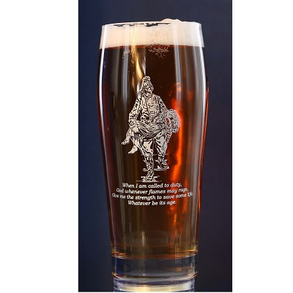 'Saved' Lager Glass - J10E