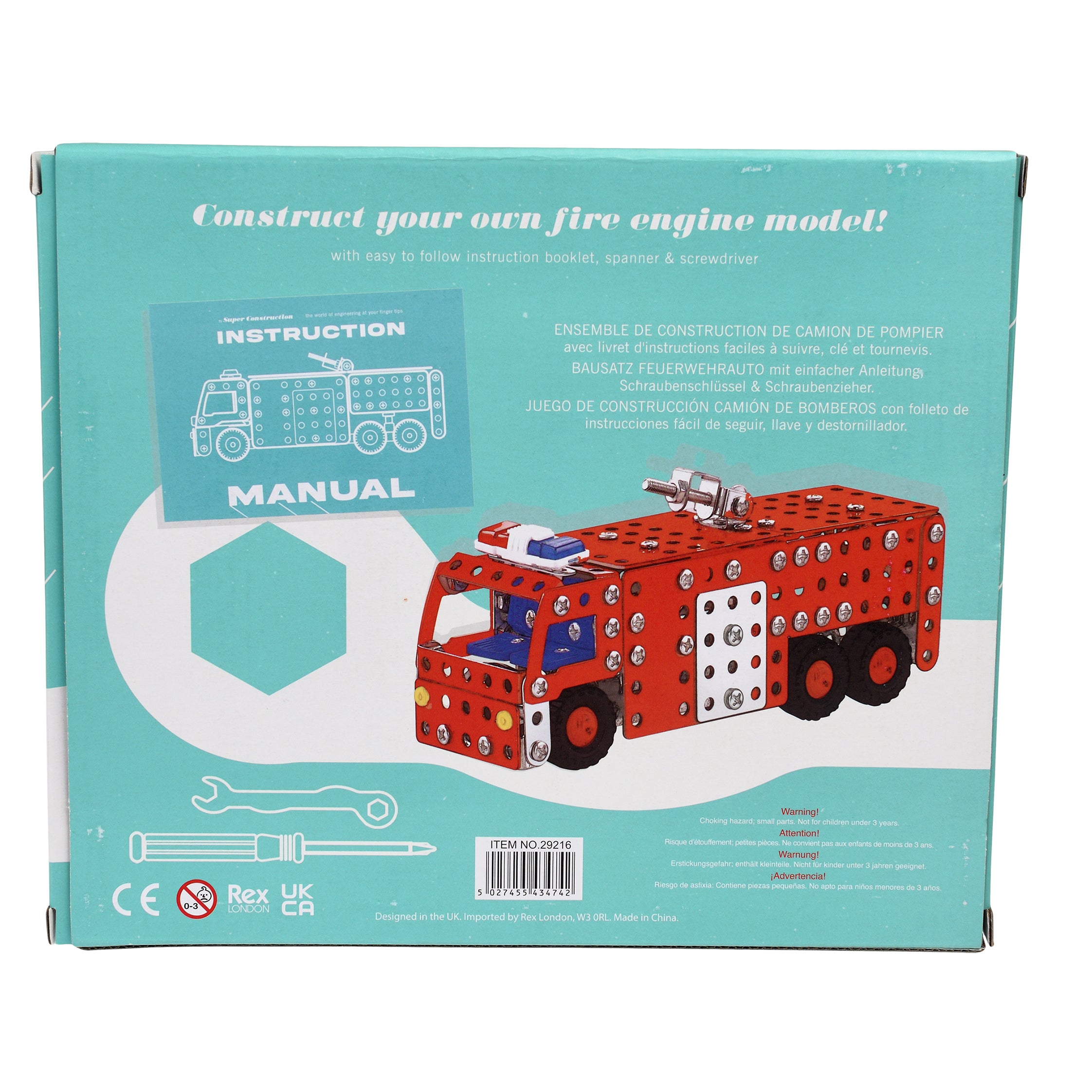 Large Construction Set - Fire Engine