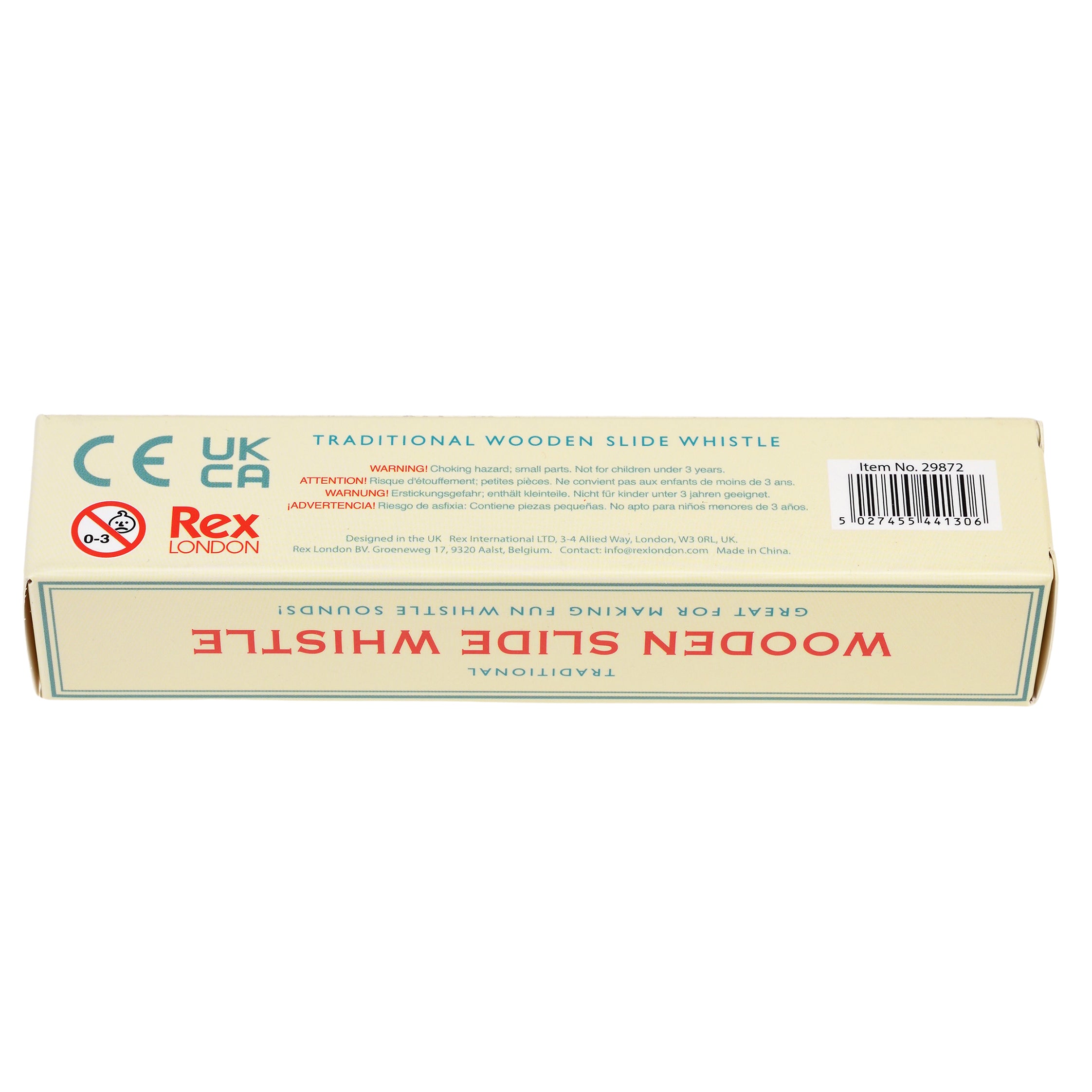 Wooden slide whistle