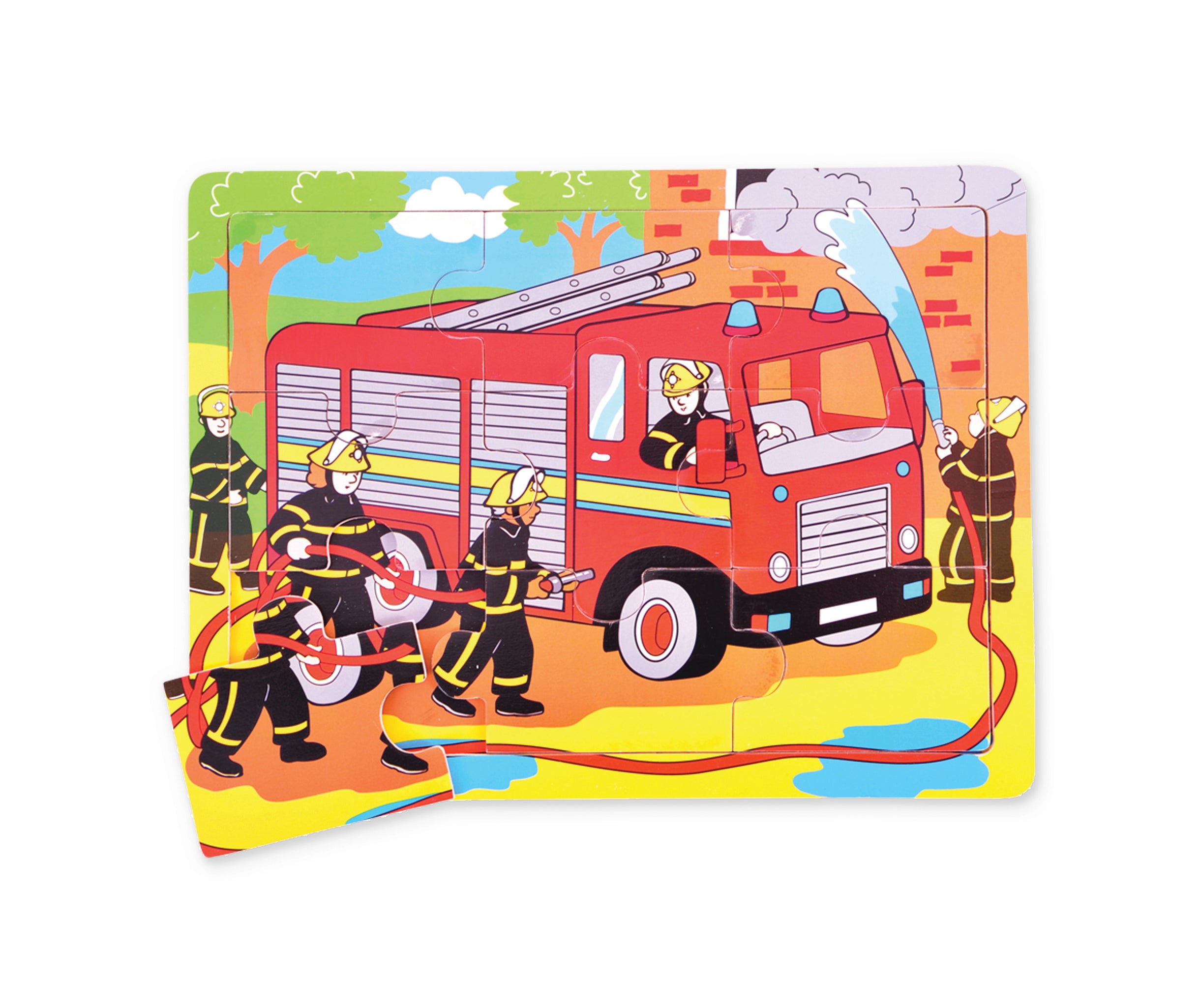 Fire Engine Tray Puzzle