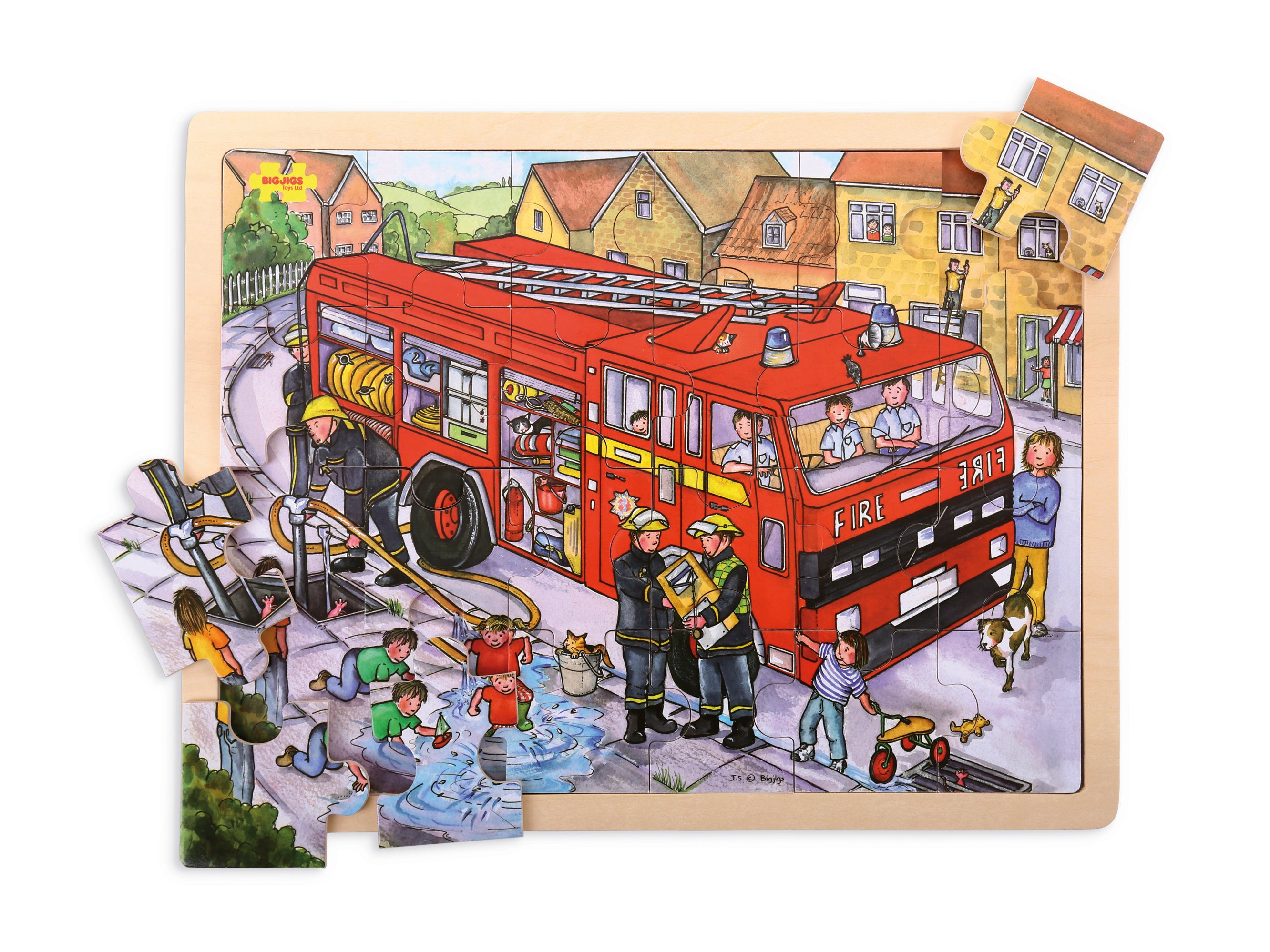 Fire Engine Tray Puzzle