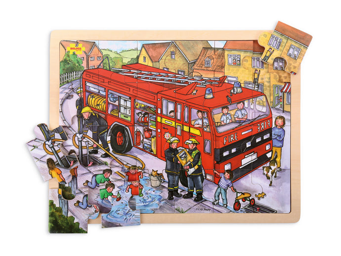 Fire Engine Tray Puzzle – Fire Fighters Charity Shop
