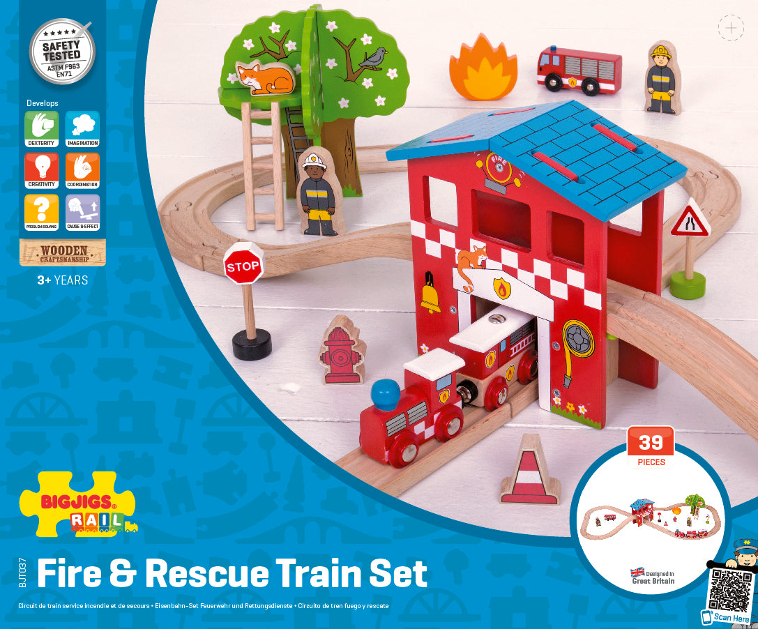 F R Engine Train Fire Engine Train Set – Fire Fighters Charity Shop