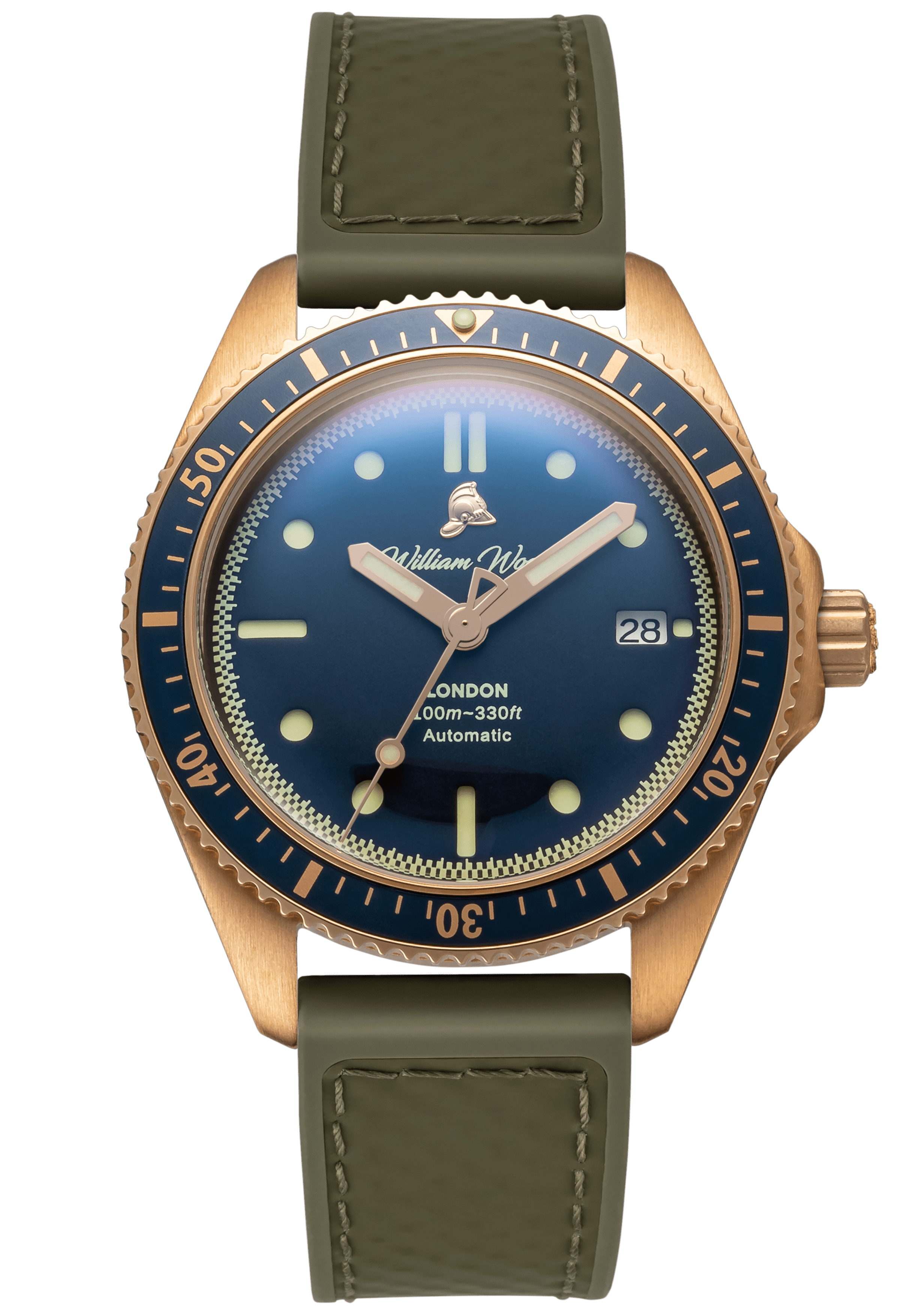 The Bronze Sapphire Watch