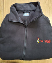 Fire Fighters Charity Full Length Zip Fleece Jacket