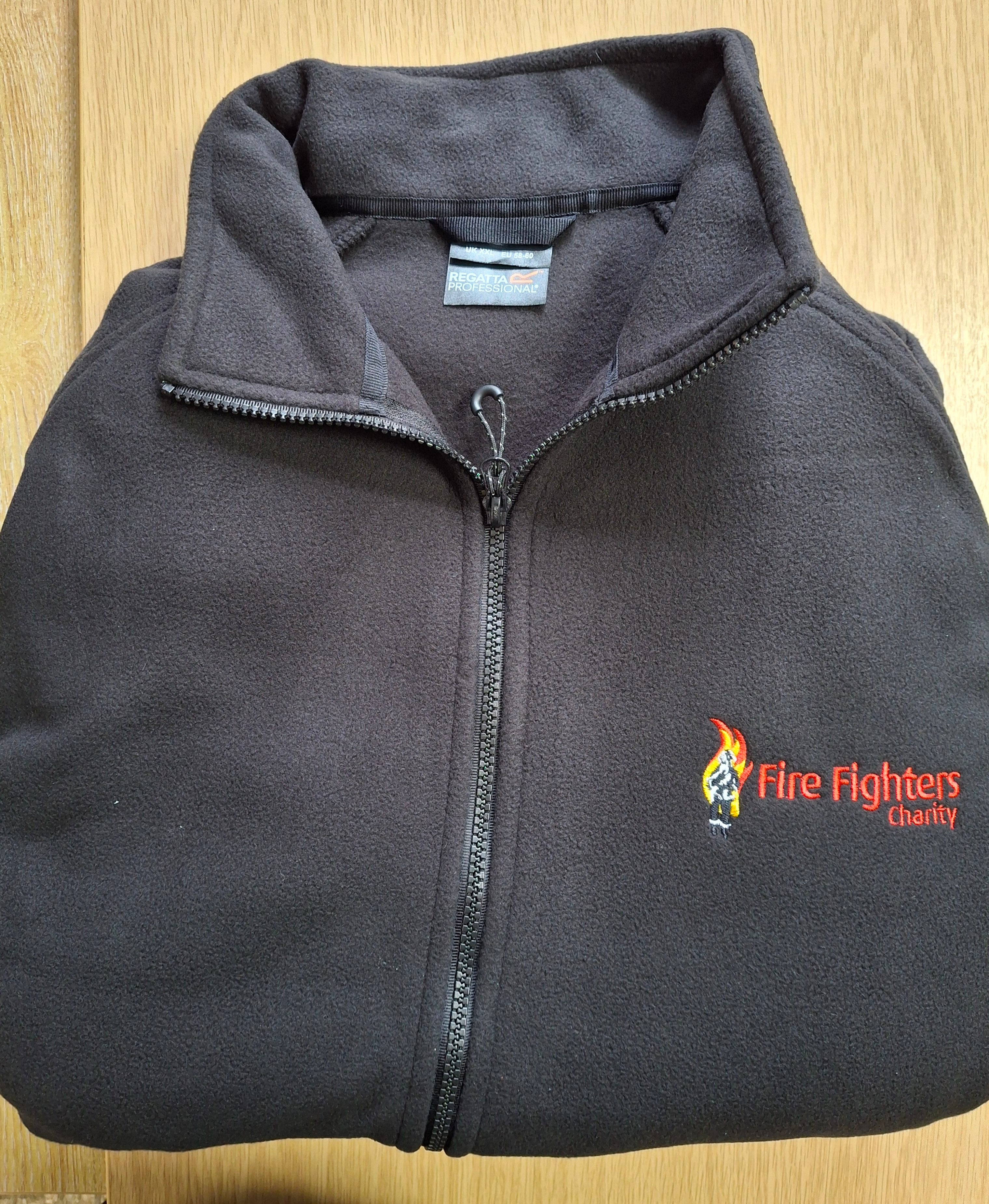 Fire Fighters Charity Full Length Zip Fleece Jacket