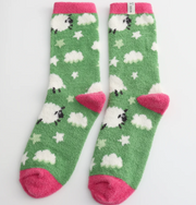 Miss Sparrow Fluffy Sleepy Sheep Socks