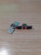 Pin Badge -  King's Coronation Medal Ribbon