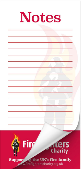 Fire Fighters Charity Slim Note Pad