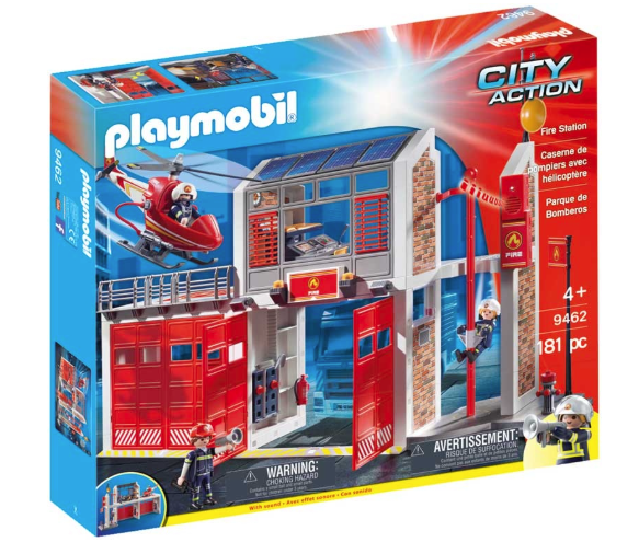 Playmobil 9462 City Action Fire Station with Fire Alarm