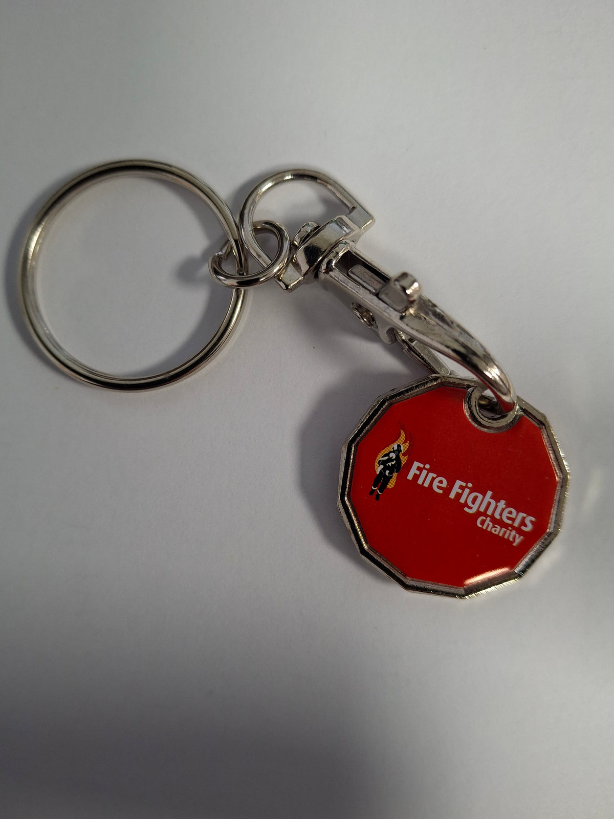 Fire Fighters Charity Trolley Token Key Ring