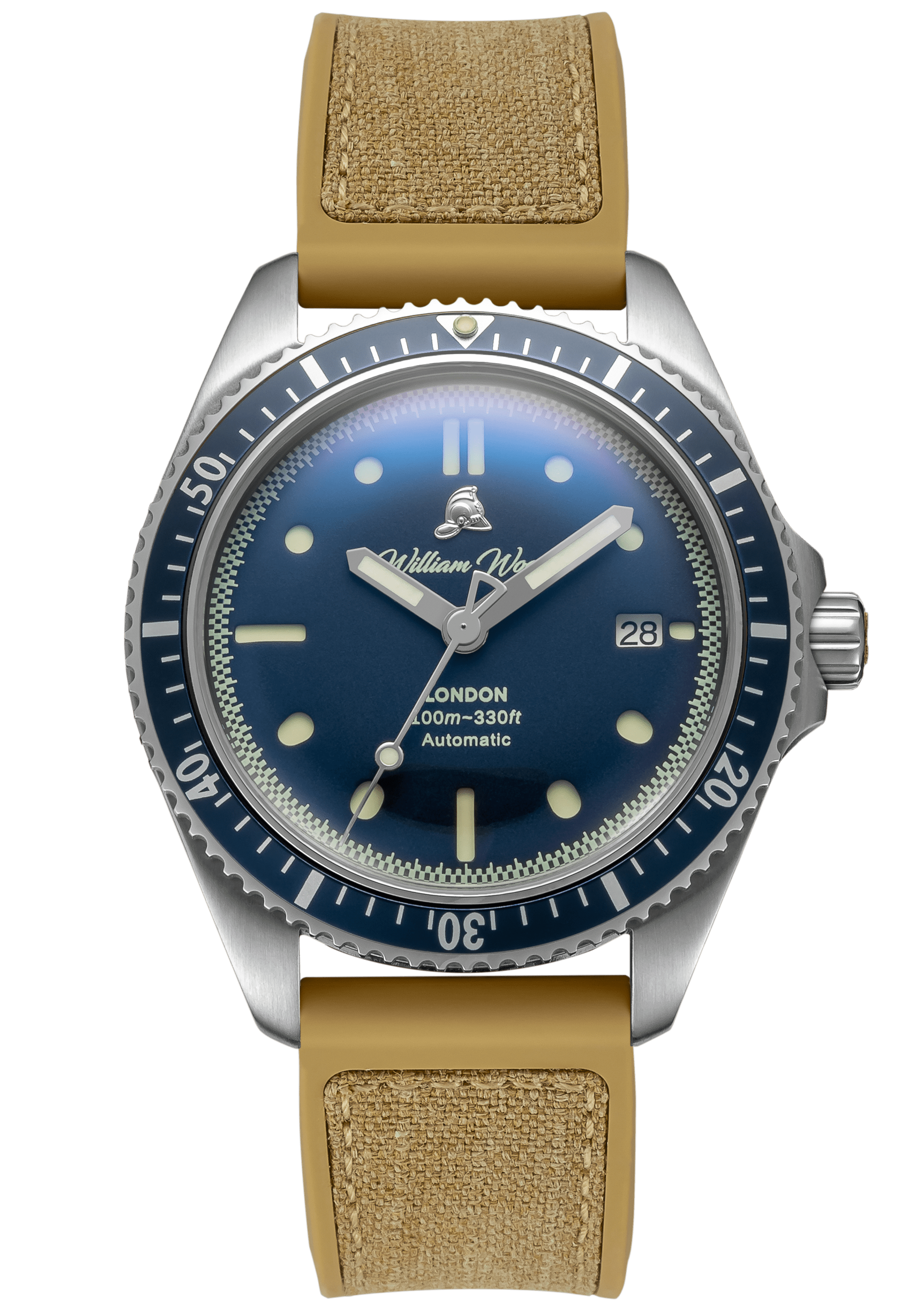 The Valiant Blue Watch - Japanese Movement
