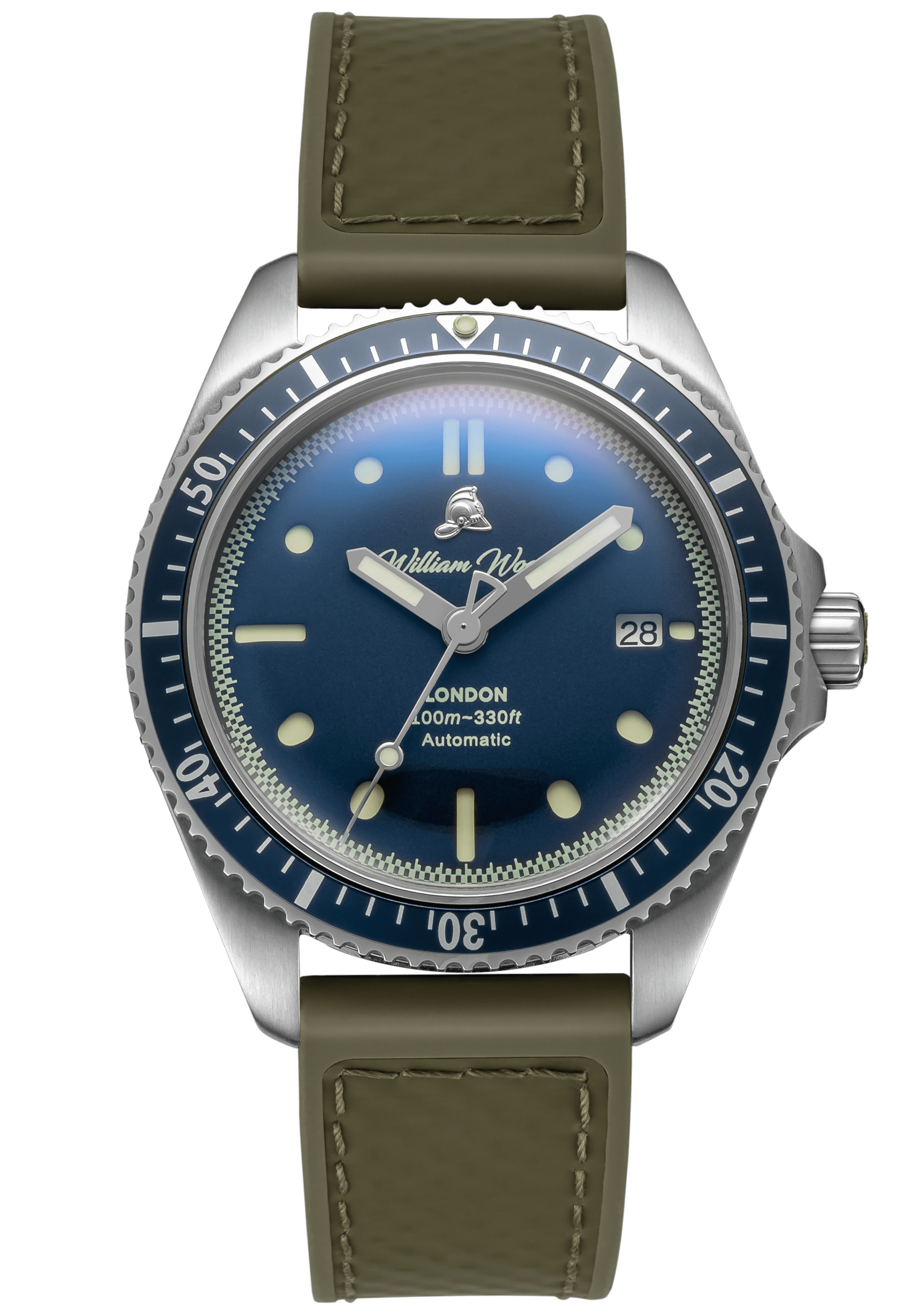 The Valiant Blue Watch - Japanese Movement