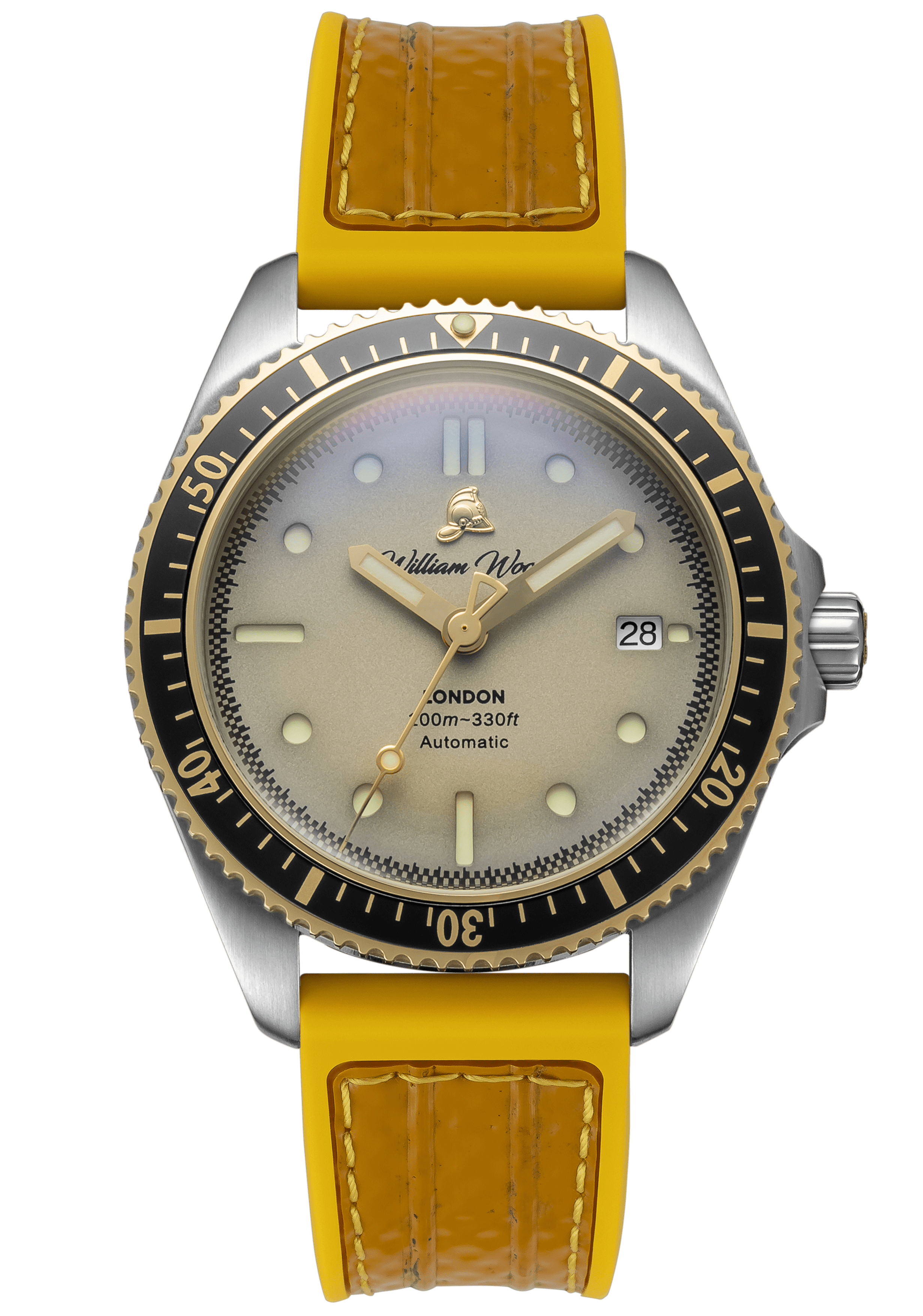 The Valiant White Watch - Japanese Movement