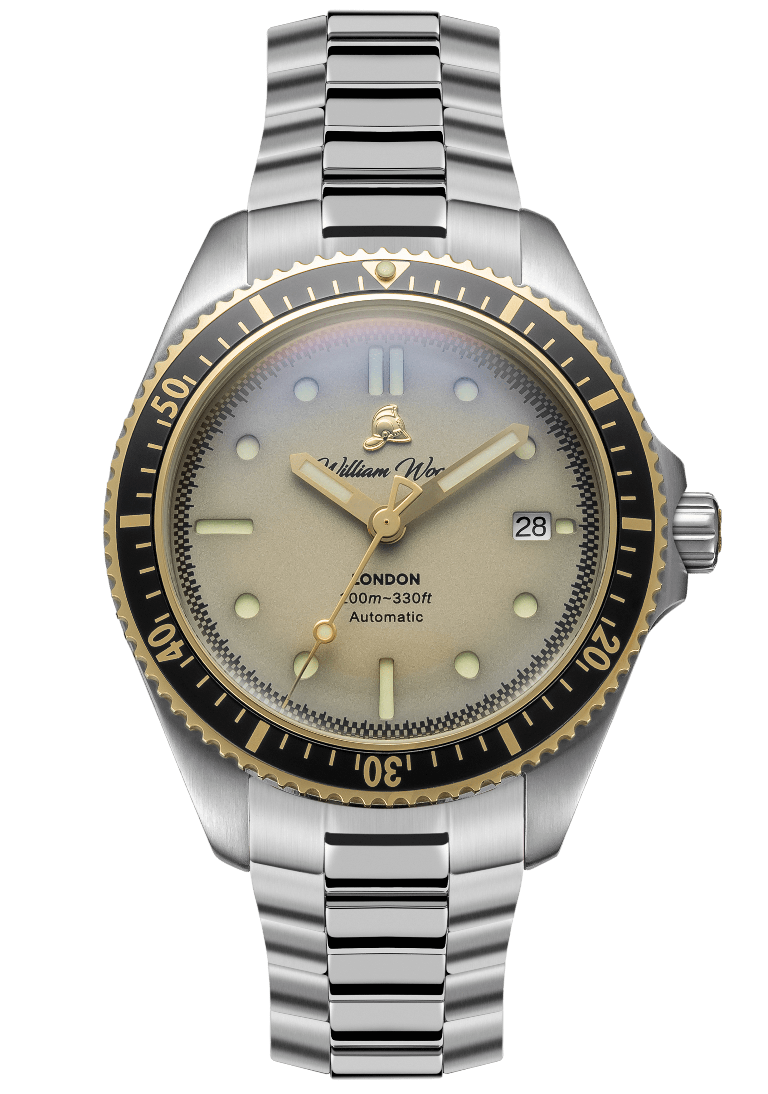 The Valiant White Watch - Japanese Movement