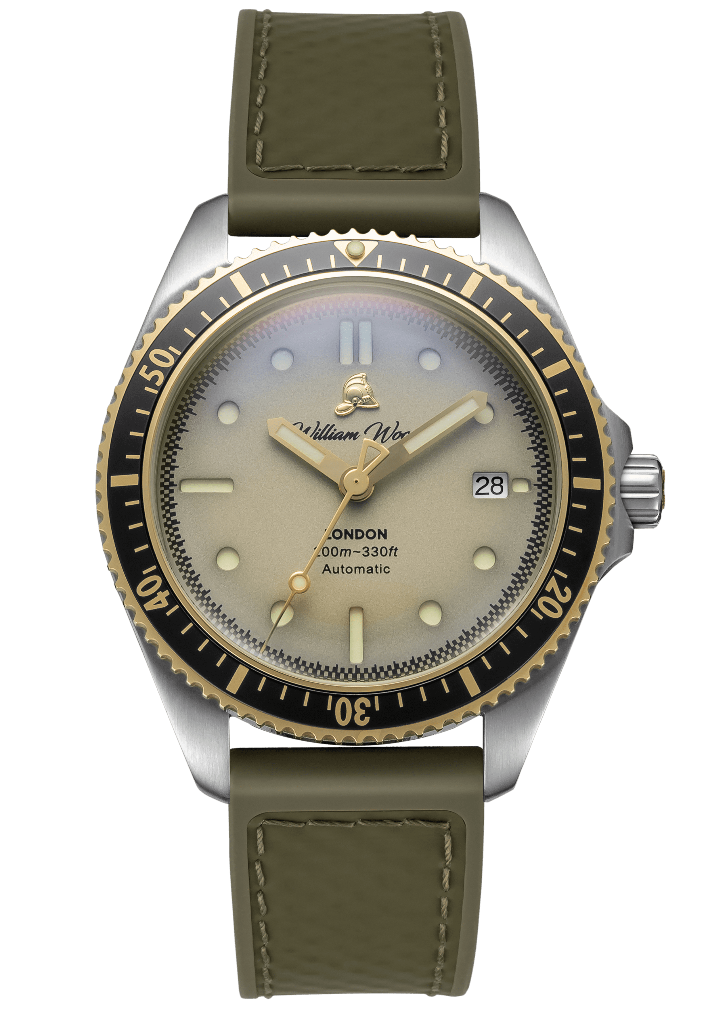 The Valiant White Watch - Japanese Movement