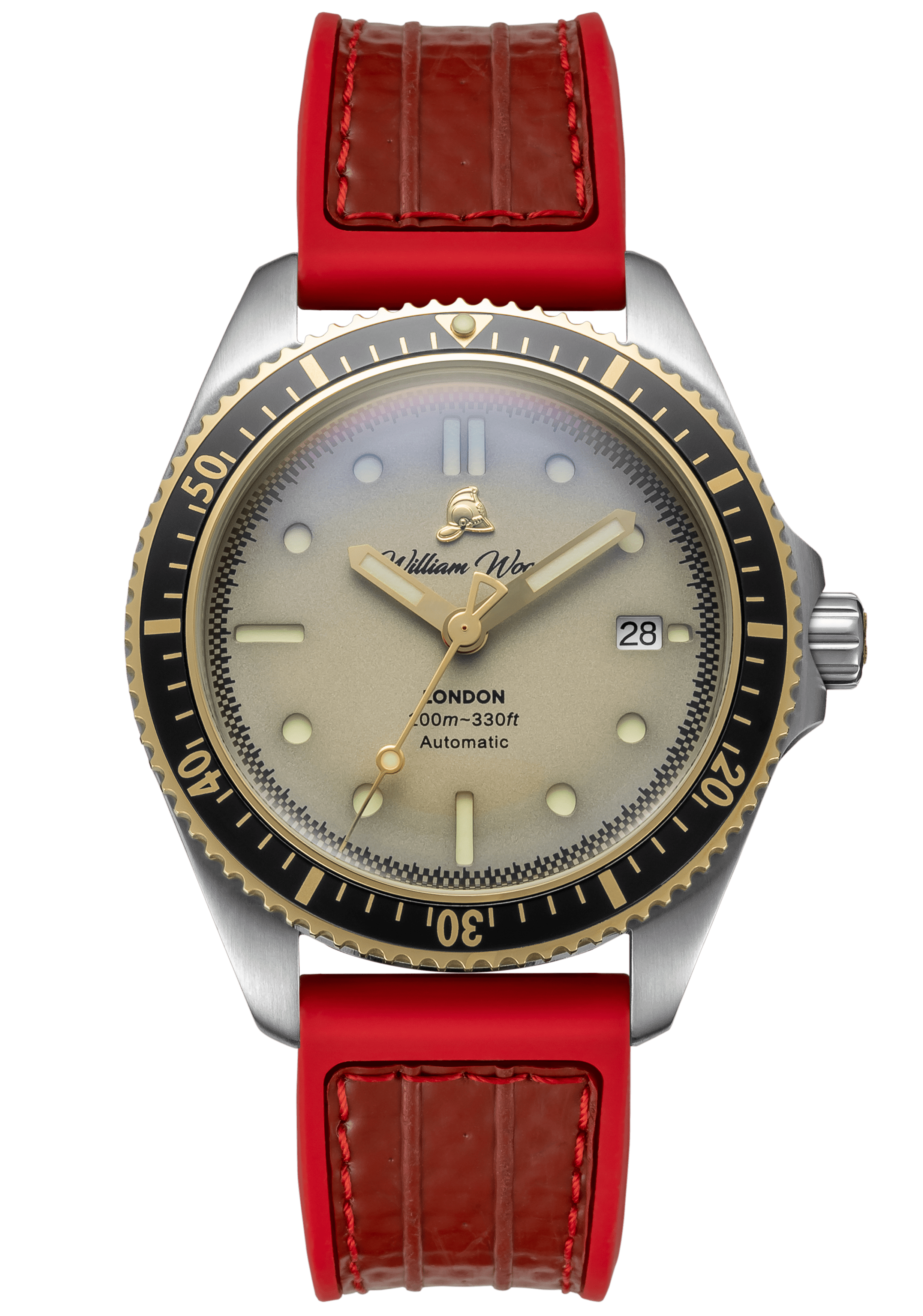 The Valiant White Watch - Japanese Movement