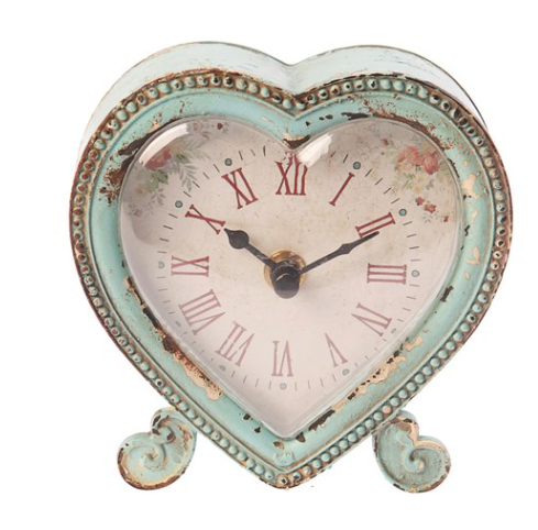 Boudoir Heart Clock