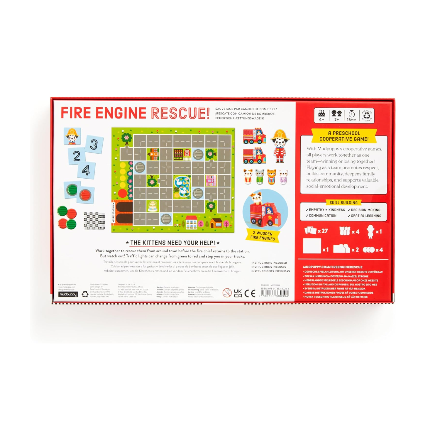 Fire Engine Rescue! Board Game