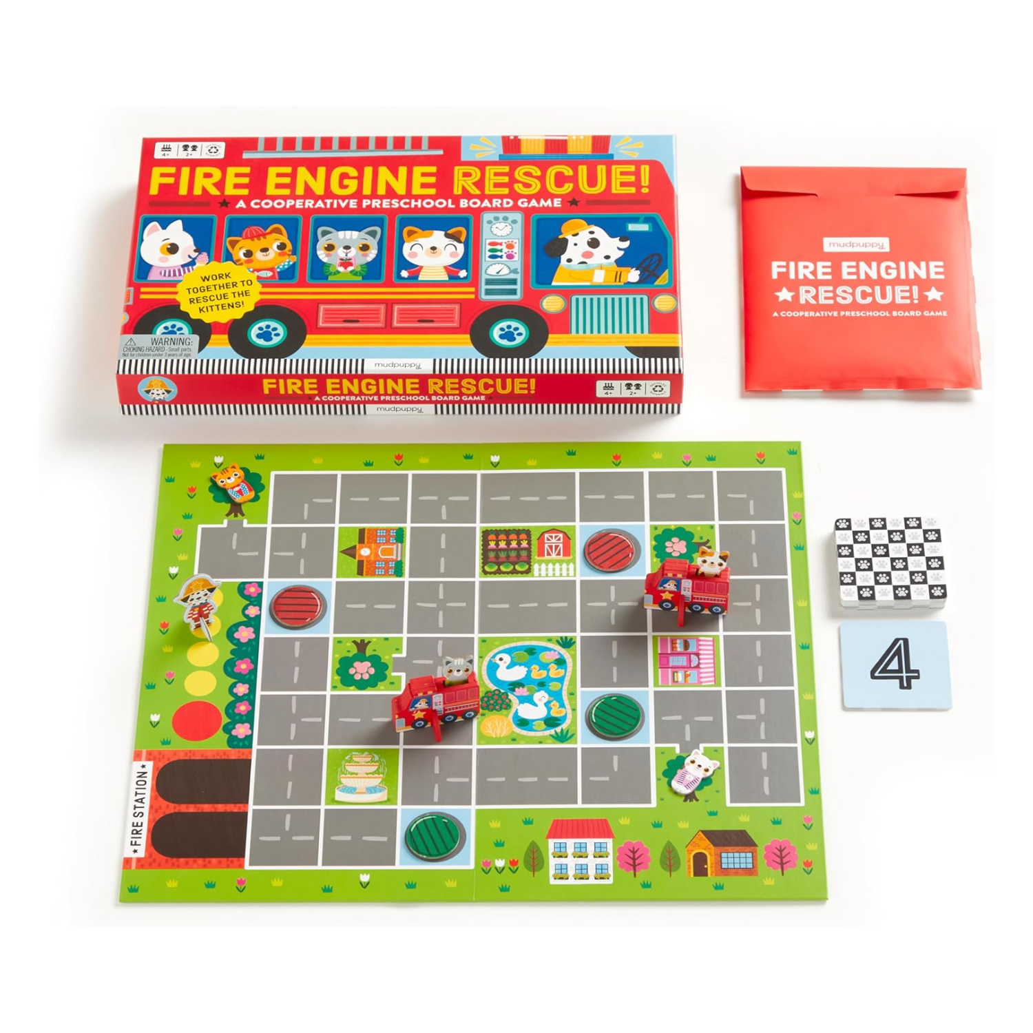 Fire Engine Rescue! Board Game