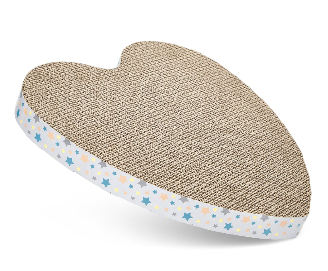 Little Petface Cardboard Heart Cat Scratcher