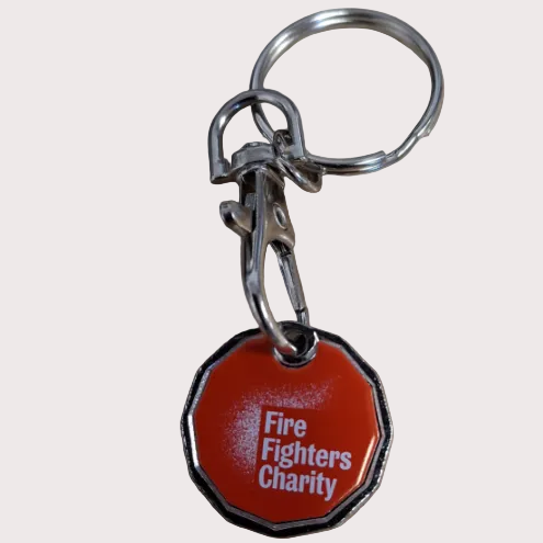New Fire Fighters Charity Trolley Token Key Ring