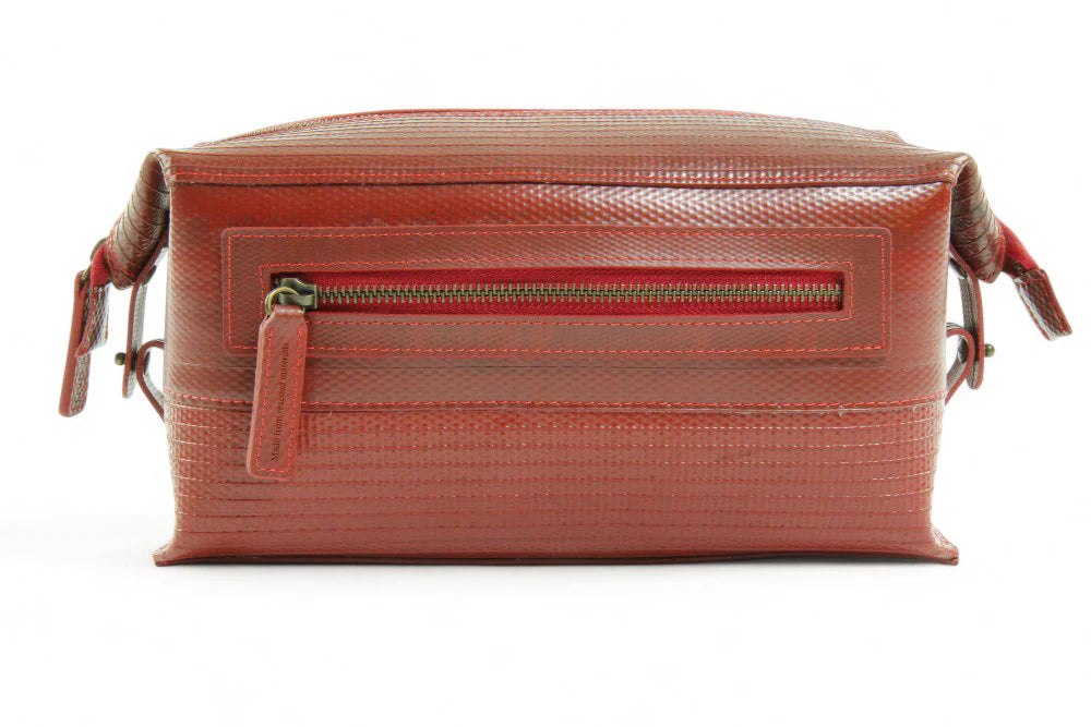 Elvis & Kresse Large Wash Bag - Red
