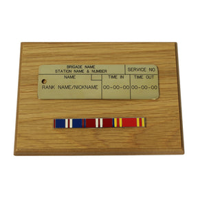 Personalised Brass BA Tally