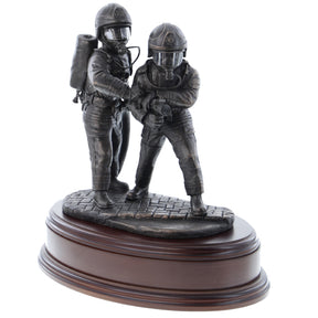The Branch - Pair of Firefighters with Cromwell Helmets - B433