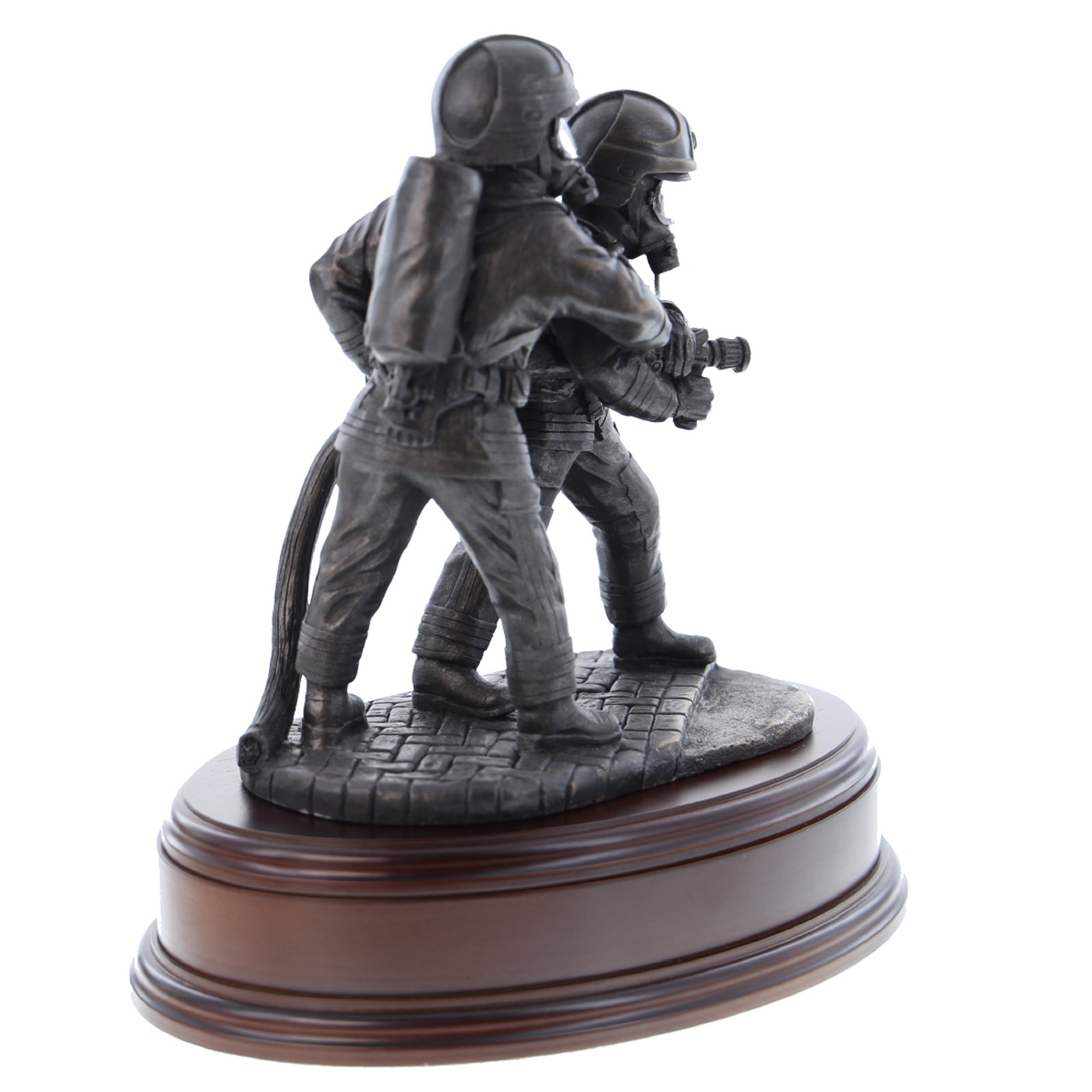 The Branch - Pair of Firefighters with Cromwell Helmets - B433