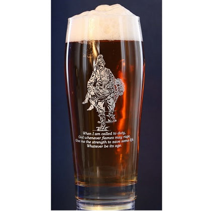 'Saved' Lager Glass - J10E