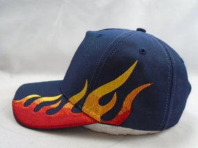 Children's Navy "Flame" Baseball Cap