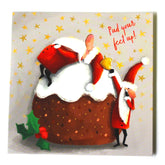 Pud Your Feet Up - Pack of 10 Christmas Cards