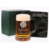 Brigade Engraved Straight Sided Crystal Beer Tankard, Boxed - H10