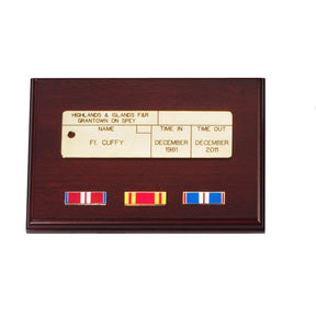 Long Service Enamel Medal Ribbon - Self Adhesive