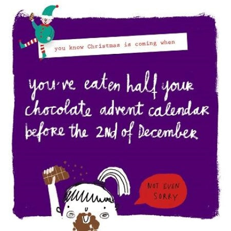 You Know Christmas Is Coming When...part 1 Card Twin Pack Cards